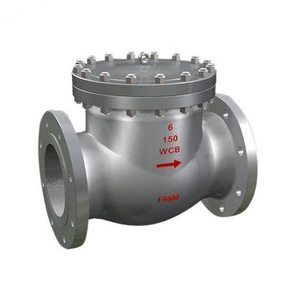 De klasse 150LB rf CF8M Flange Check Valve voorzag de Controleklep van een flens van het Beëindigenroestvrije staal