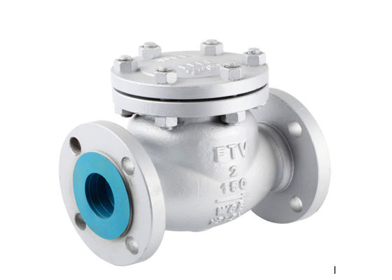 ANSI van ASME B16.34 en API 6D Flens Vastgeboute Bonnet 316 de Controleklep van de Roestvrij staalschommeling