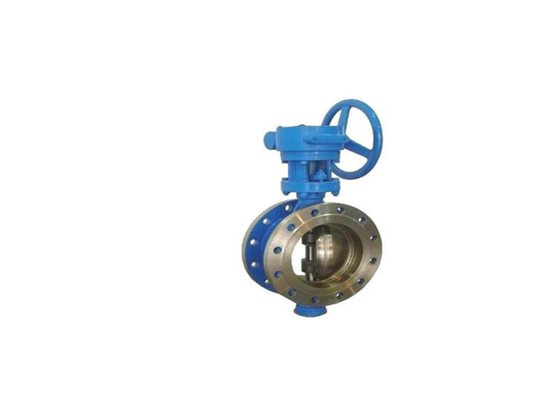 Op maat gemaakt Dn65 Dn800 Plastic PPH Seal Wafer Worm Gear Type Butterfly Valve Voor Cement Silo