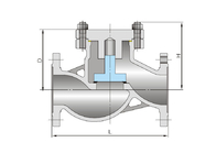 lage prijs Rustvrij staal valve Z41H-150LB US standaard valven