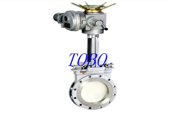 TOBO Duurzame hoge temperatuur ANSI 150LB roestvrij staal 316 Wafer Knife Gate Valve