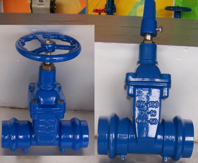 De veerkrachtige Gezette Klep van de Contactdoospoort met Sponbeëindigen voor PE/pvc/DI Pipe 0